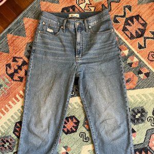 Madewell Perfect Vintage Straight Crop Jean Montville Wash